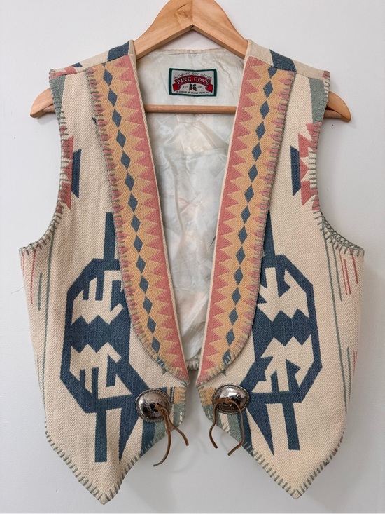Jackets & Blazers - Vintage 1990s Pine Cove Authentic Dry Goods by Sharon Young vest